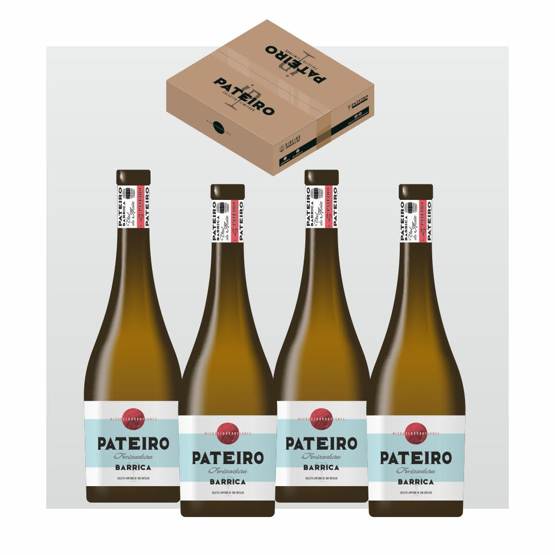 Caja de 4 botellas Pateiro Treixadura Barrica